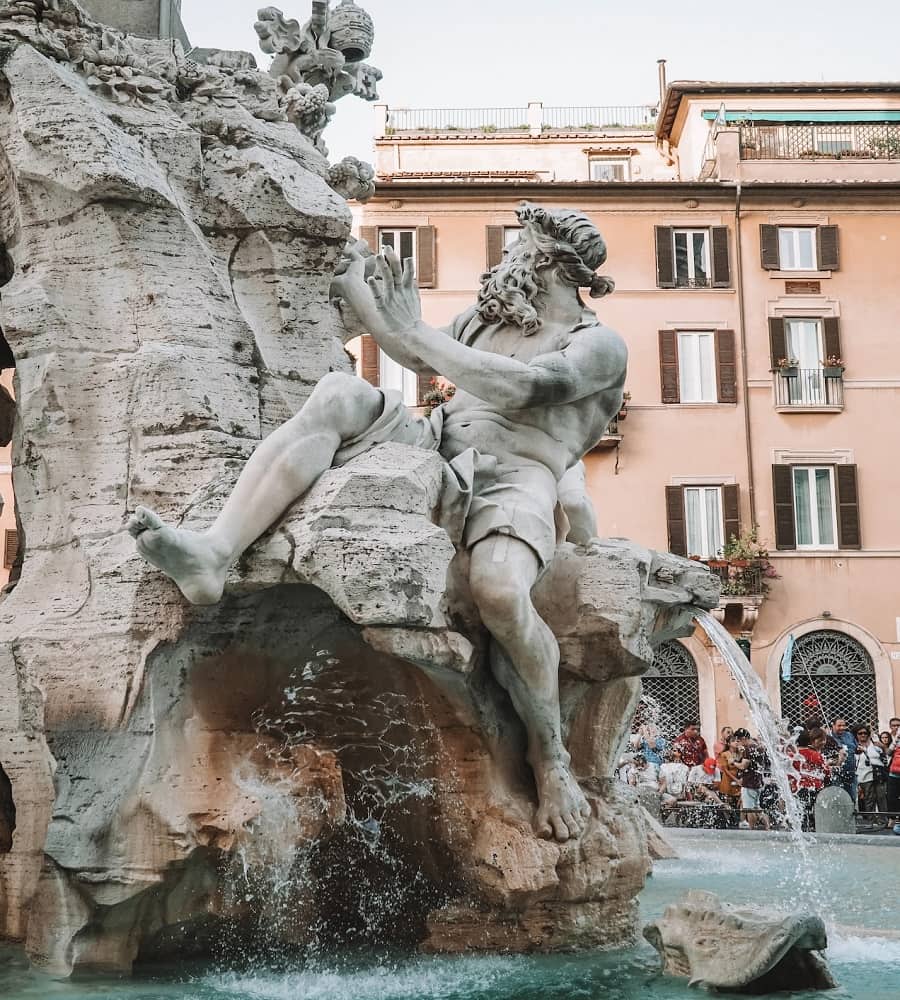 3-TIER WINGED HORSES STATUE FOUNTAIN